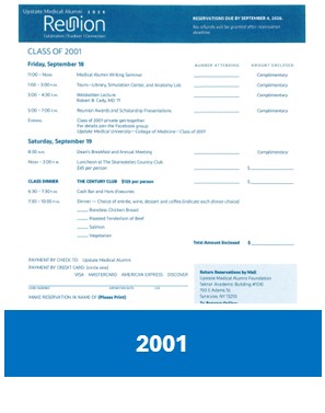 2001 RSVP